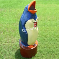 Playground Equipment Manufacturers Penguin Dustbin in Gujarat
