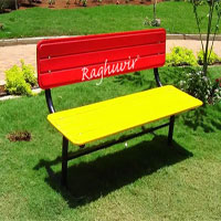Playground Equipment Manufacturers Plank Garden Bench (FRP) in Gujarat